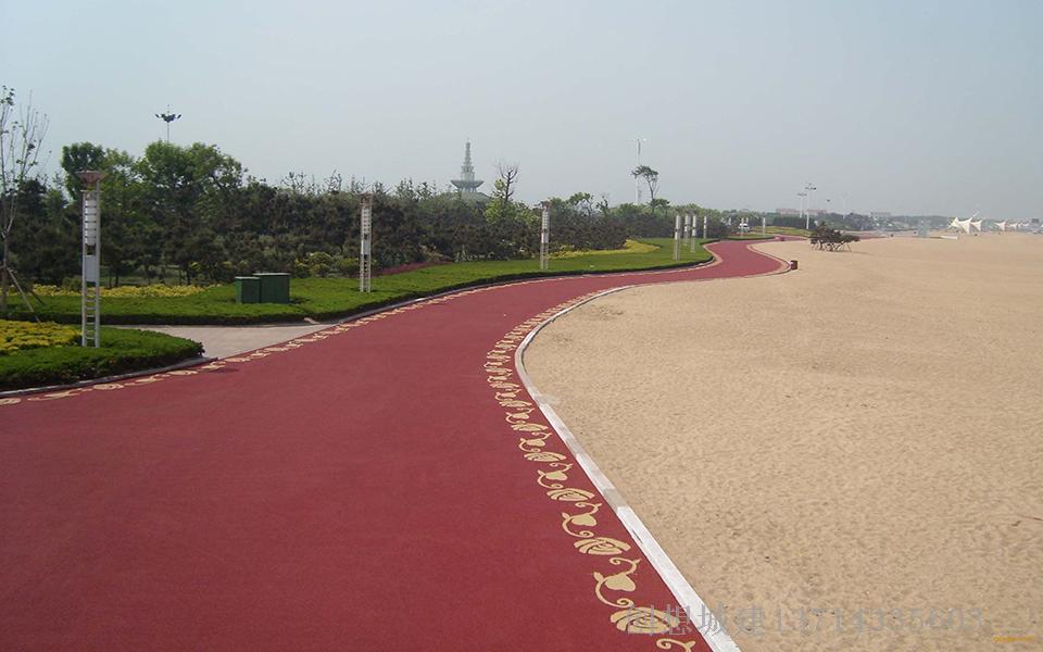 彩色透水混凝土地坪