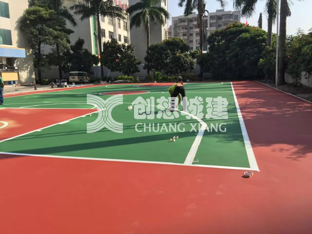 深圳丙烯酸球场施工该如何设计呢？